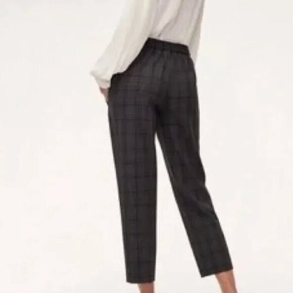 Aritzia Wilfred Darontal Plaid Pants Sz 8 - Picture 2 of 9